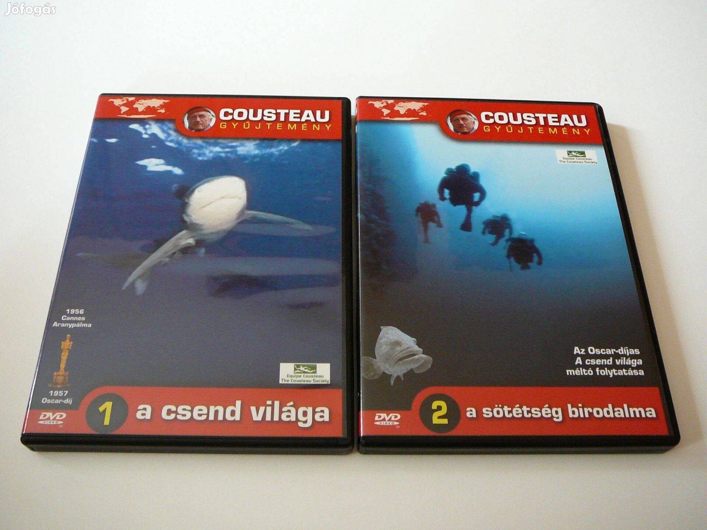 Cousteau Gyűjtemény 1-2. DVD Film - Szinkronos!