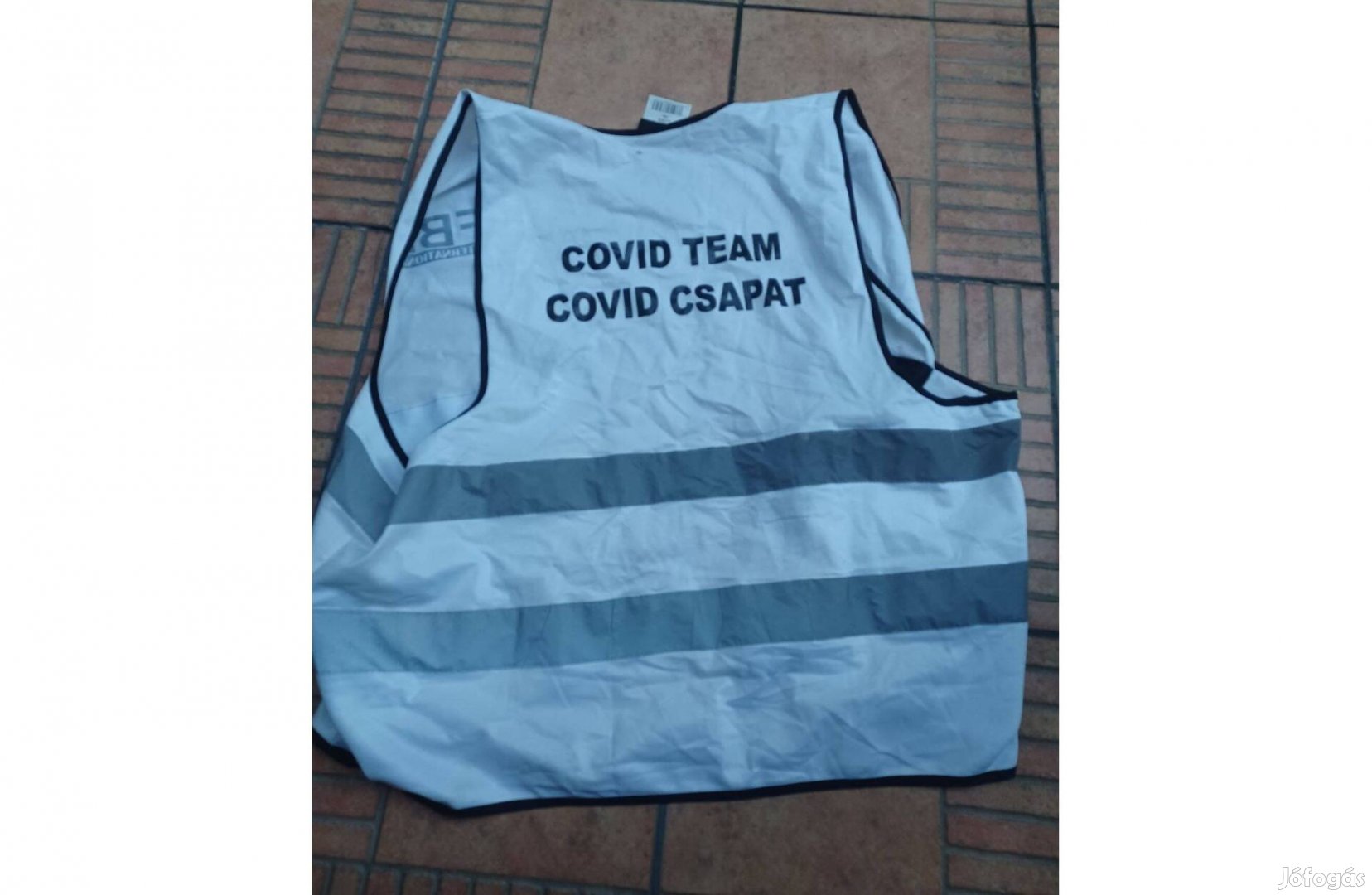 Covid csapat láthatósági mellény