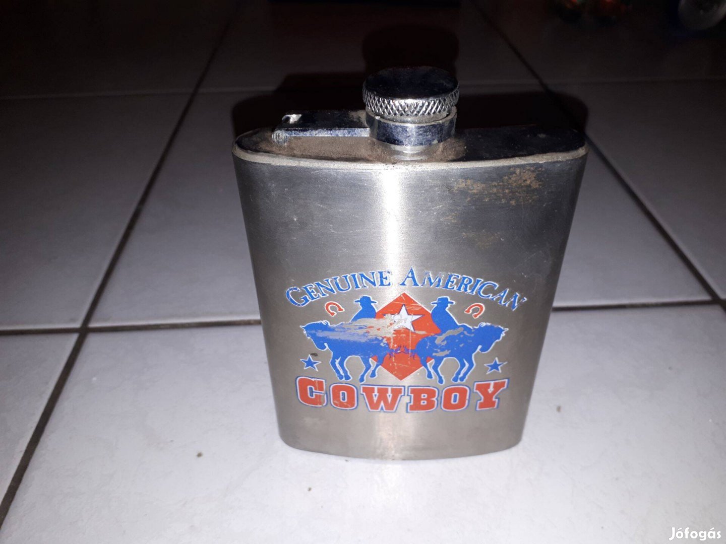 Cowboy fém röviditalos laposüveg - 2 dl