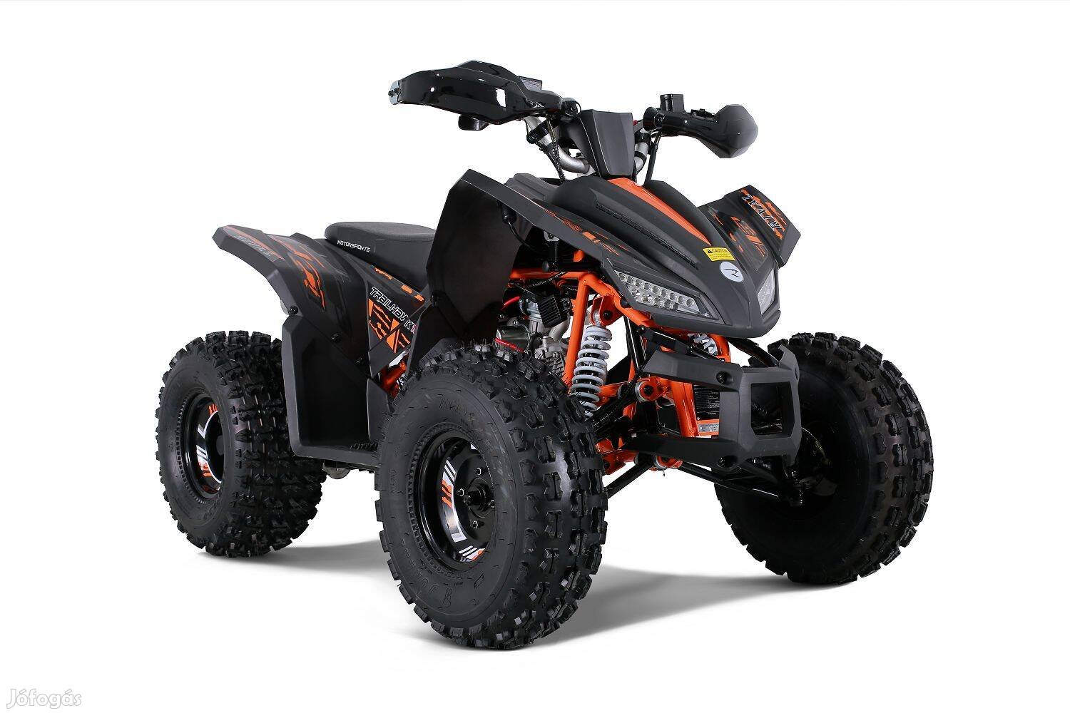 Coyote 125cc Prémium minőségű erősített gyerek quad fekete