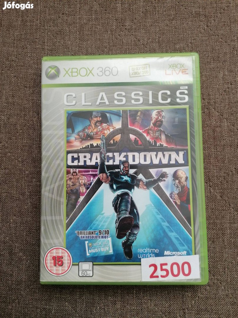 Crackdown Xbox 360 eredeti játék eladó! crack down