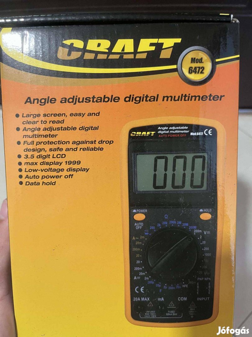 Craft multiméter bontatlan