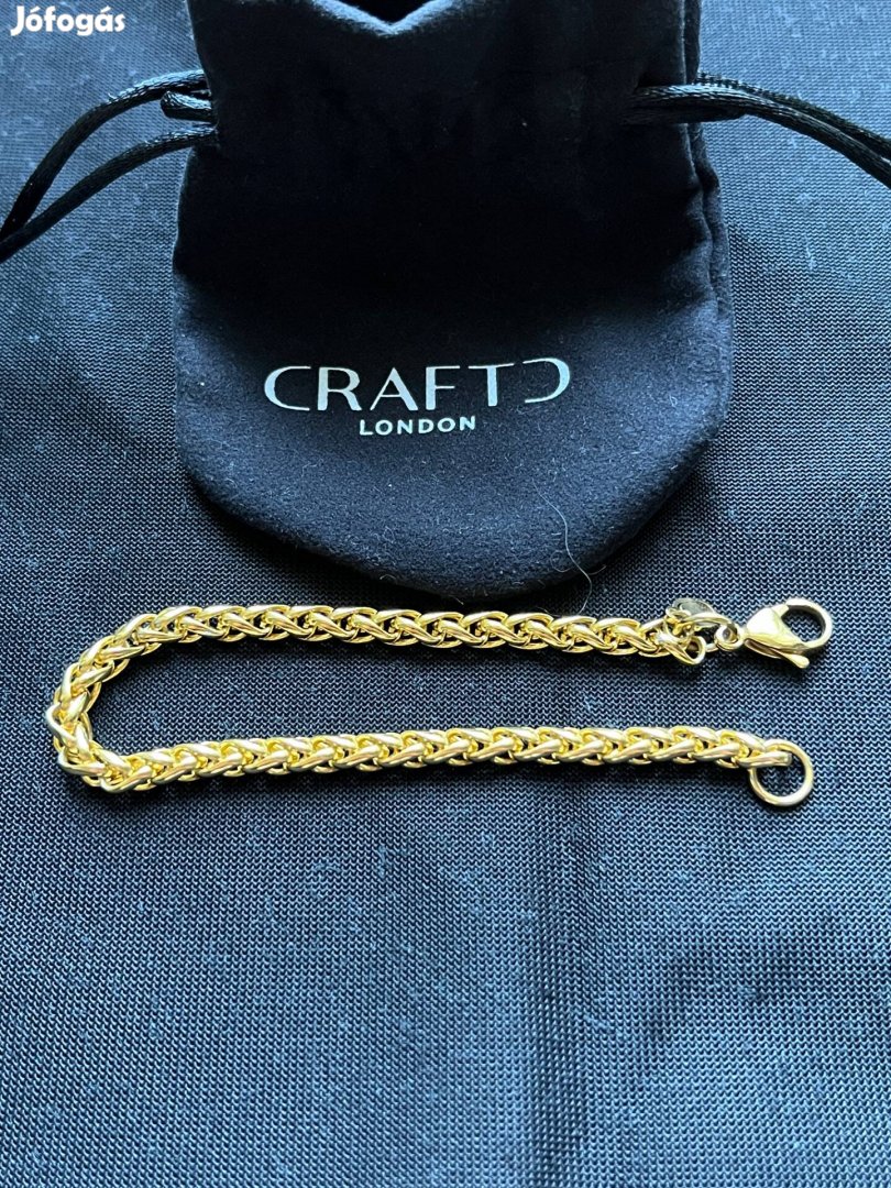 Craftd London Cuban Bracelet (Gold) 8mm