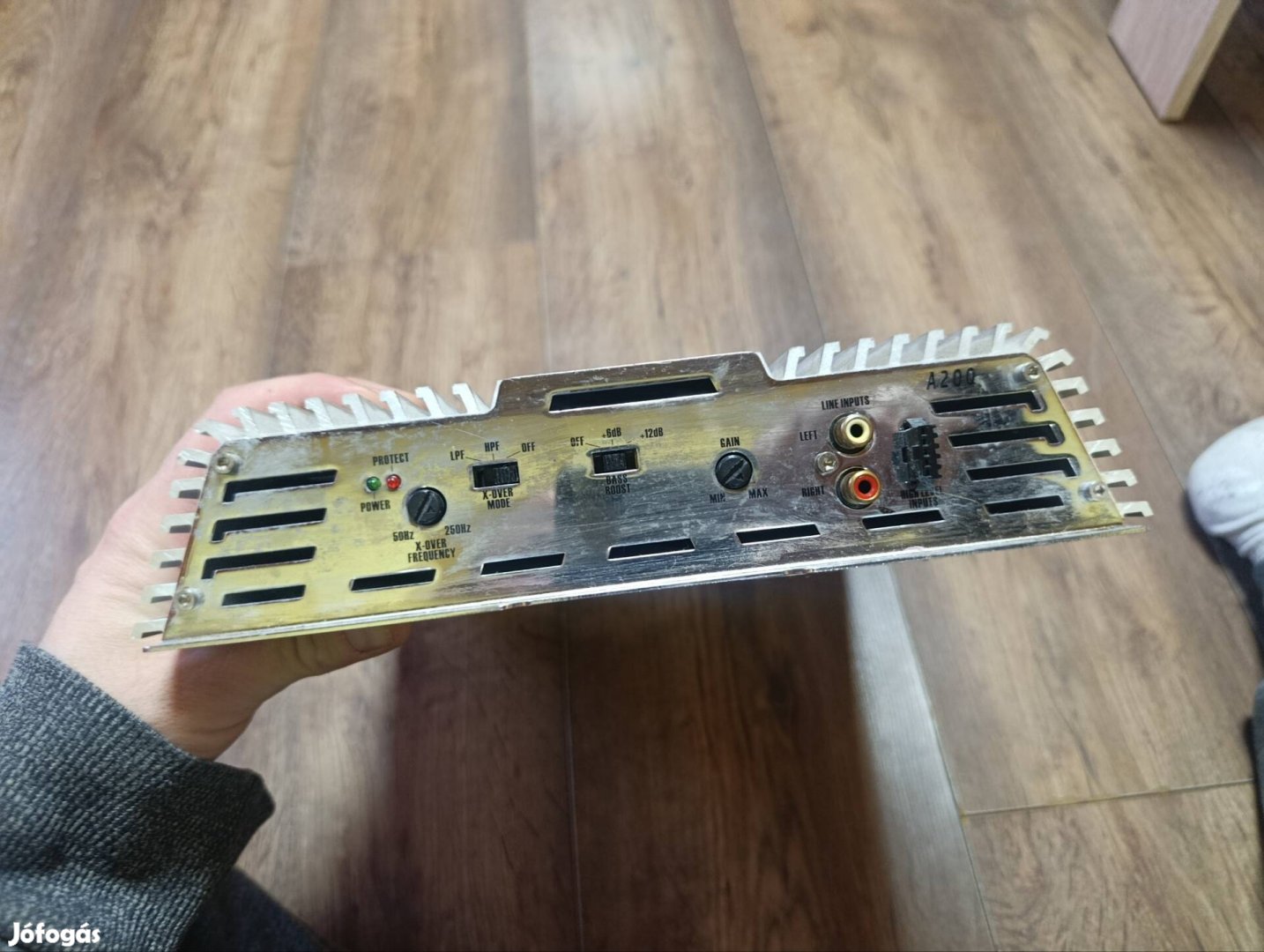 Crag A200 autós erősítő - 2 csatornás, tesztelt, tökéletesen
