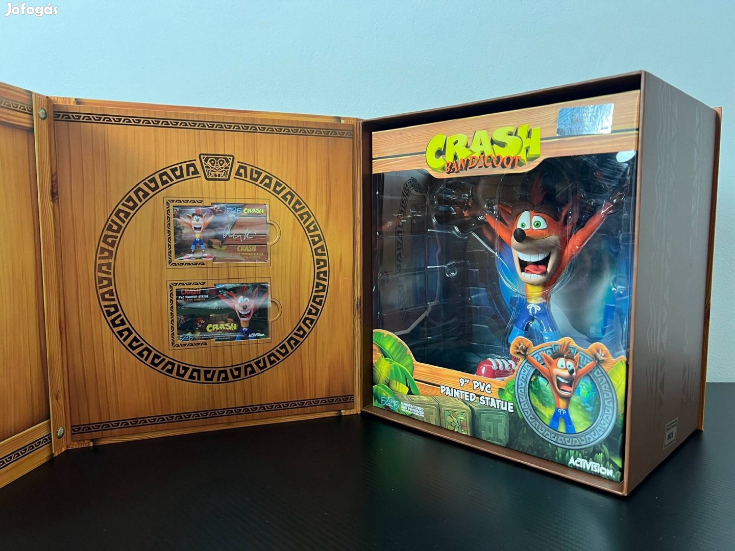 Crahs Bandicoot N Sane Trilogy gyűjtői szobor playstation ps4 ps5