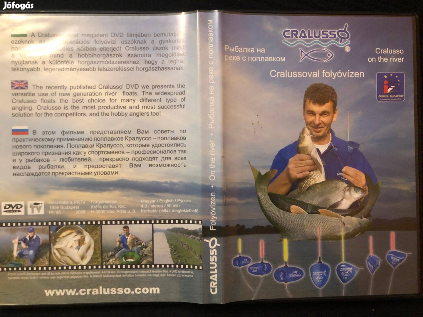 Cralussoval folyóvízen Cralusso Horgász DVD