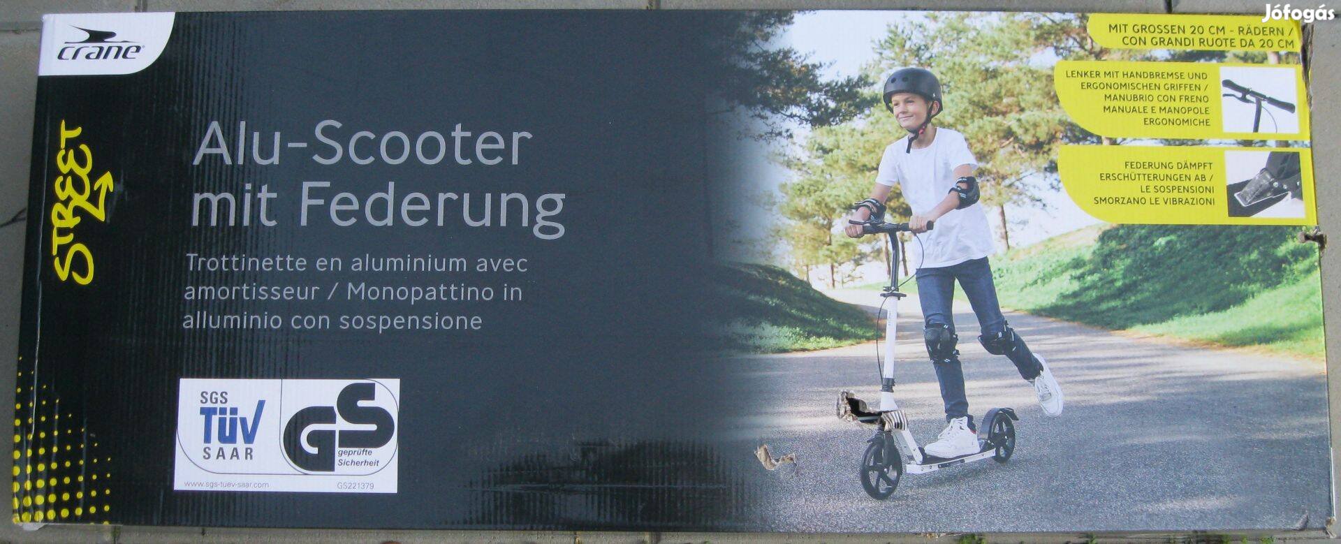 Crane összecsukható nagykerekű alu roller