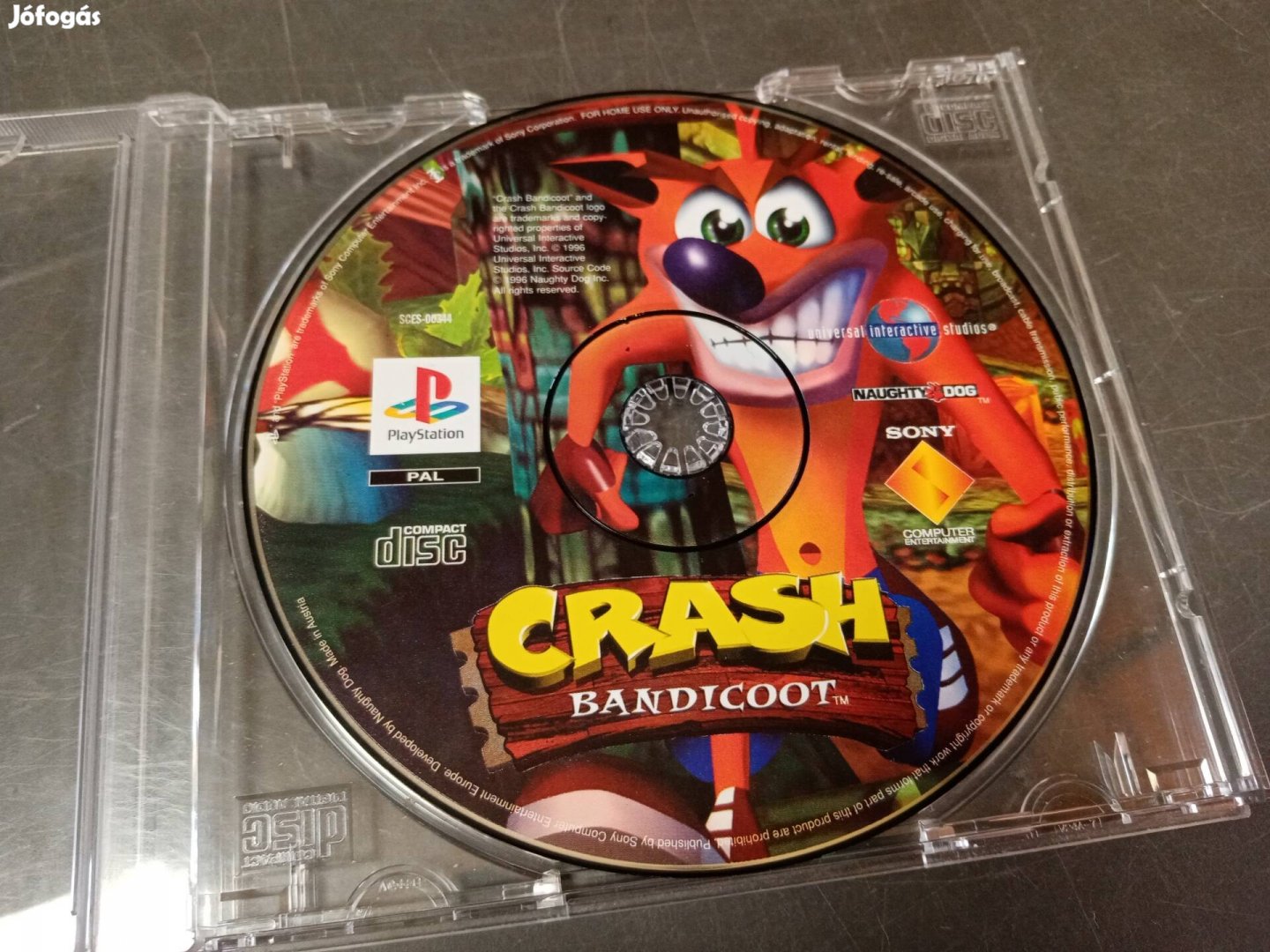 Crash Bandcoot Sony PS1 játék