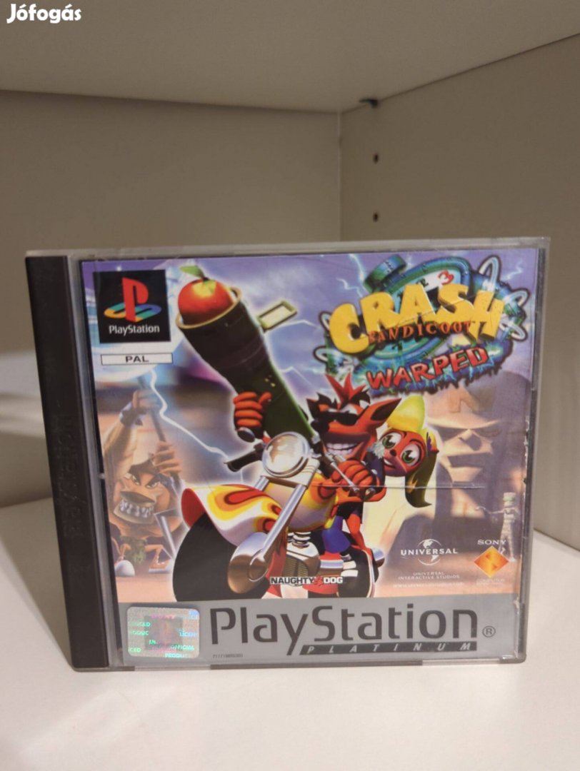 Crash Bandicoot 3 Warped Platinum PS1 Playstation 1 játék