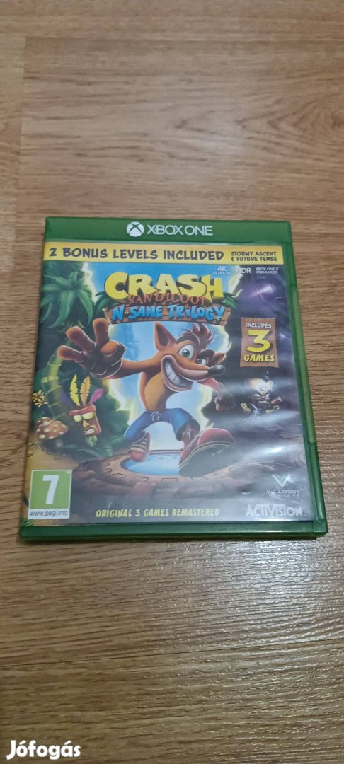 Crash Bandicoot N Sane Trilogy Xbox One játék