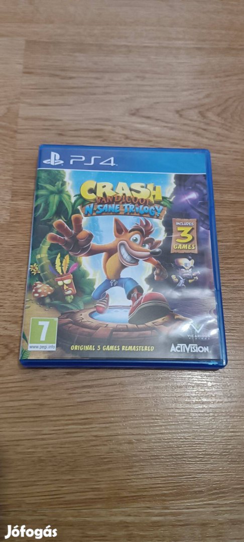 Crash Bandicoot N Sane Triloy ps4 játék