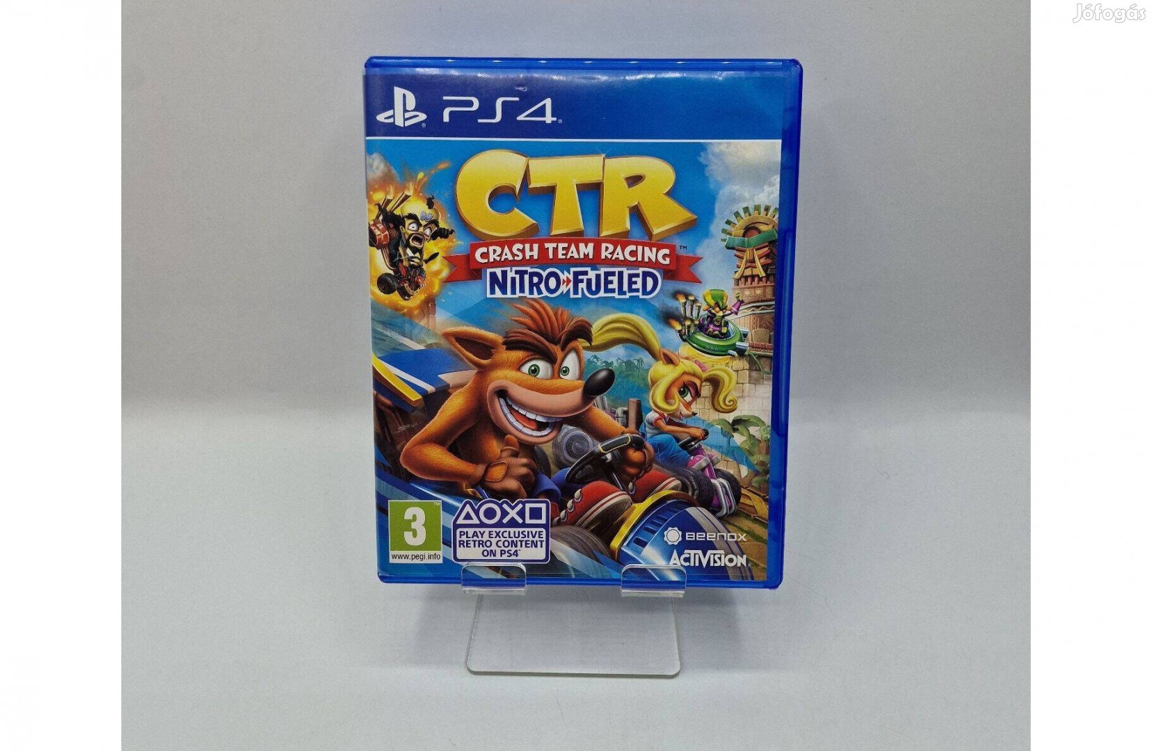 Crash Team Racing Nitro Fueled - PS4 játék, használt