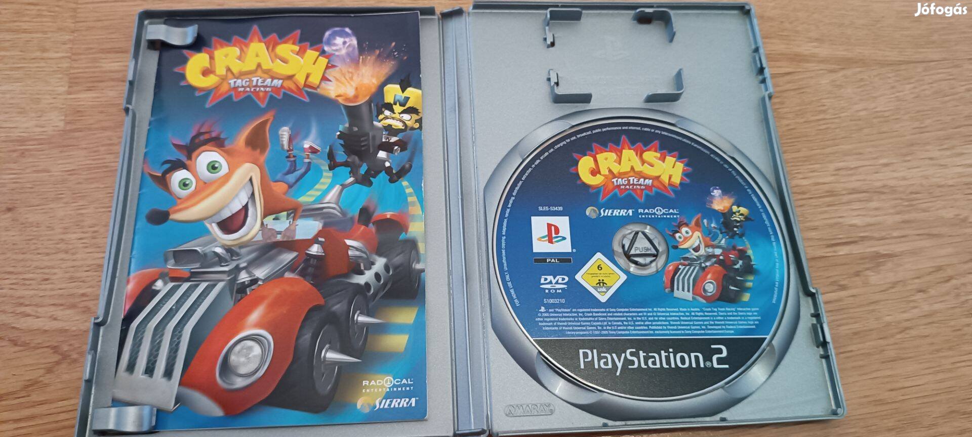 Crash The Team Playstation 2 játék Ps2