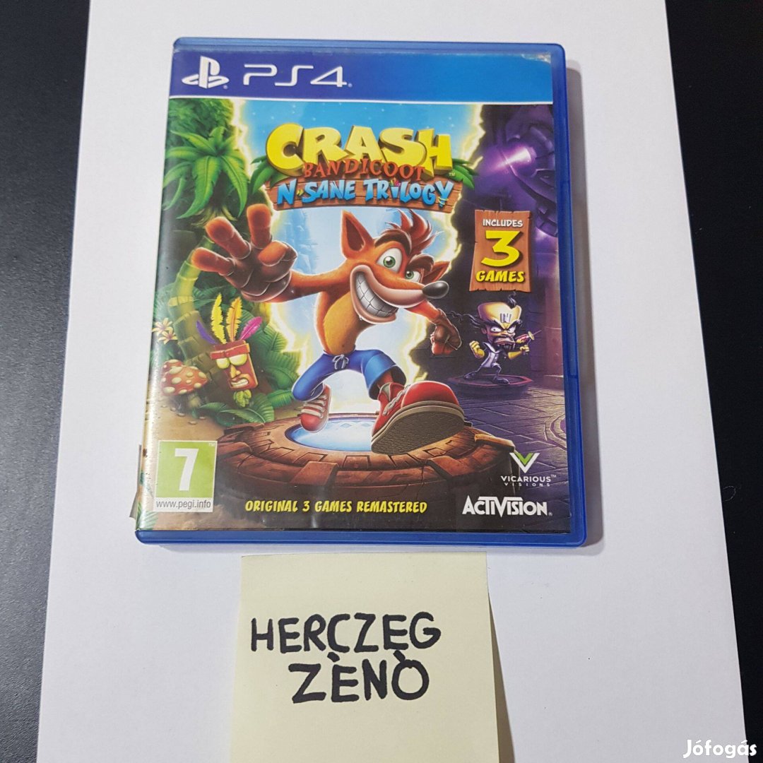 Crash bandicoot nsane trilogy ps4