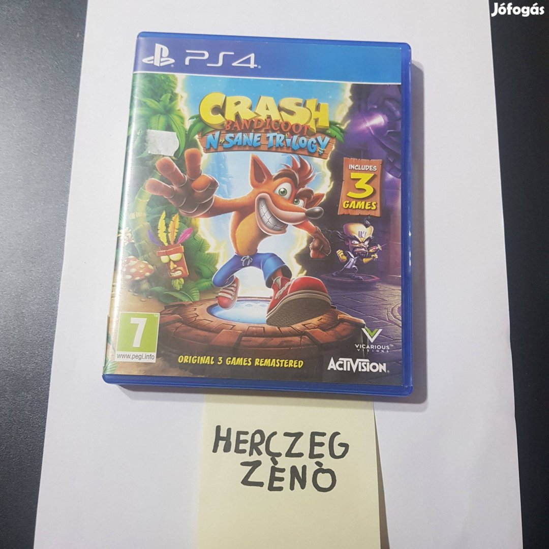 Crash bandicoot nsane triloy ps4