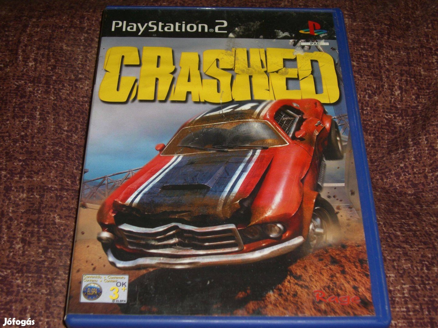 Crashed Playstation 2 eredeti lemez ( 3500 Ft )