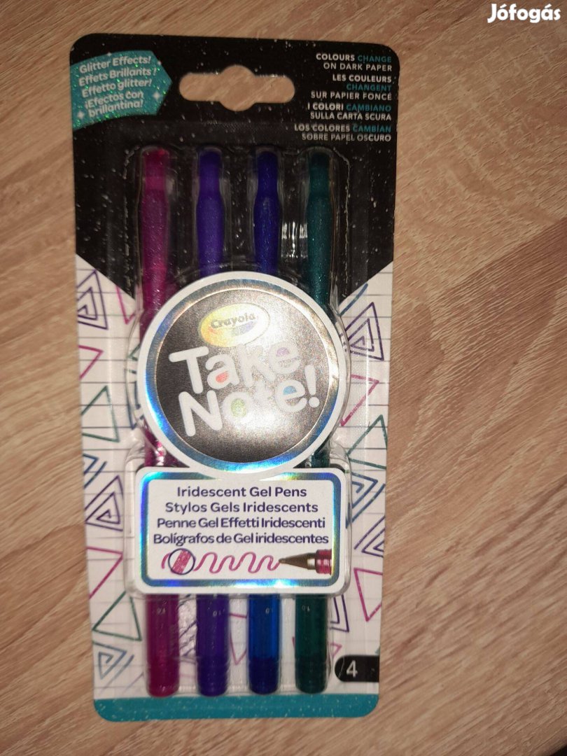 Crayola , színjátszó zselés toll készlet, féláron