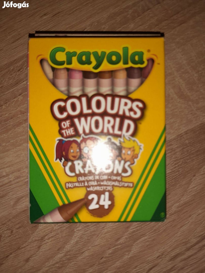 Crayola bőrszín árnyalatok zsírkréta készlet - 24 db-os féláron