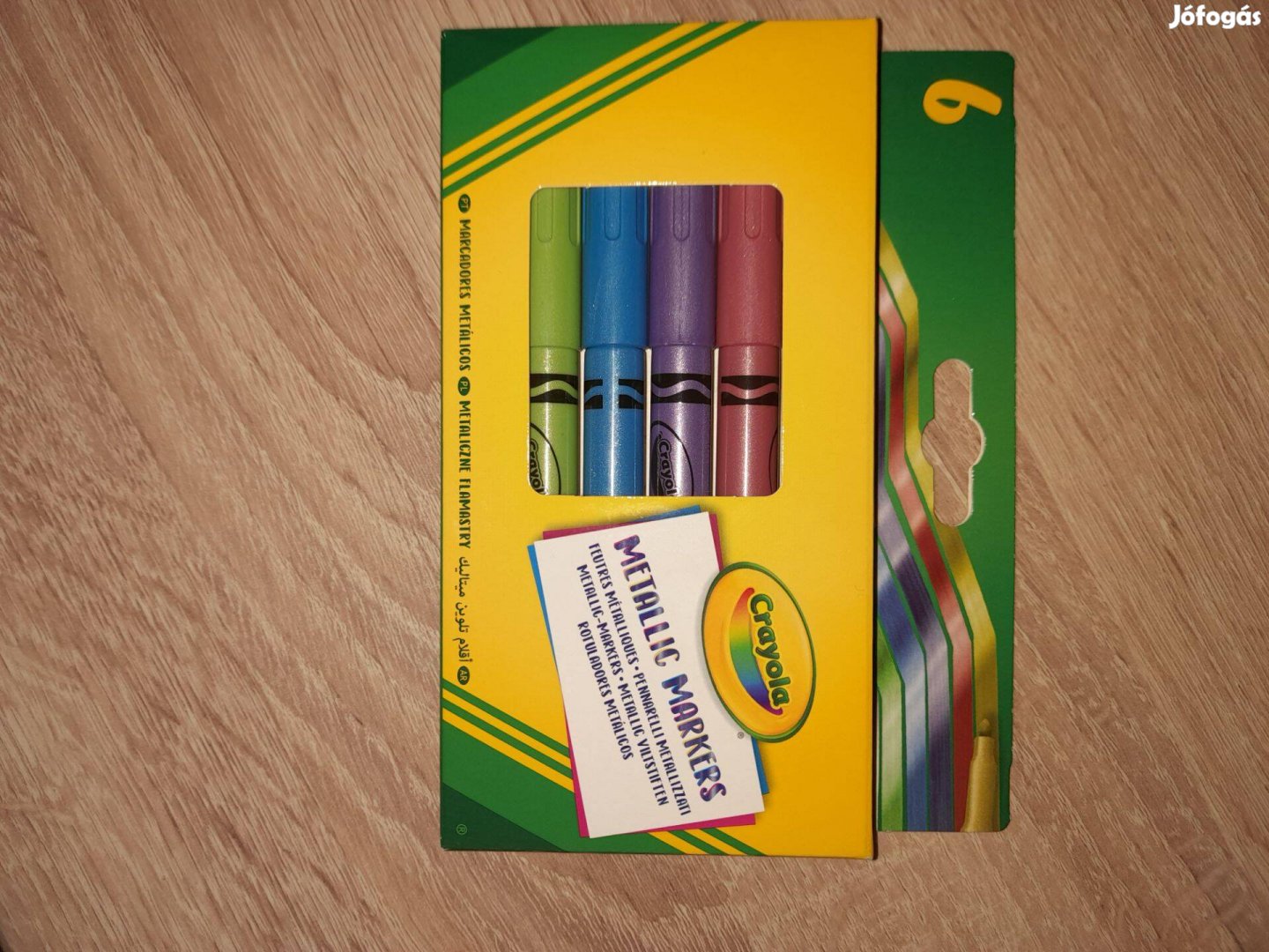 Crayola filctoll készlet, metál, féláron