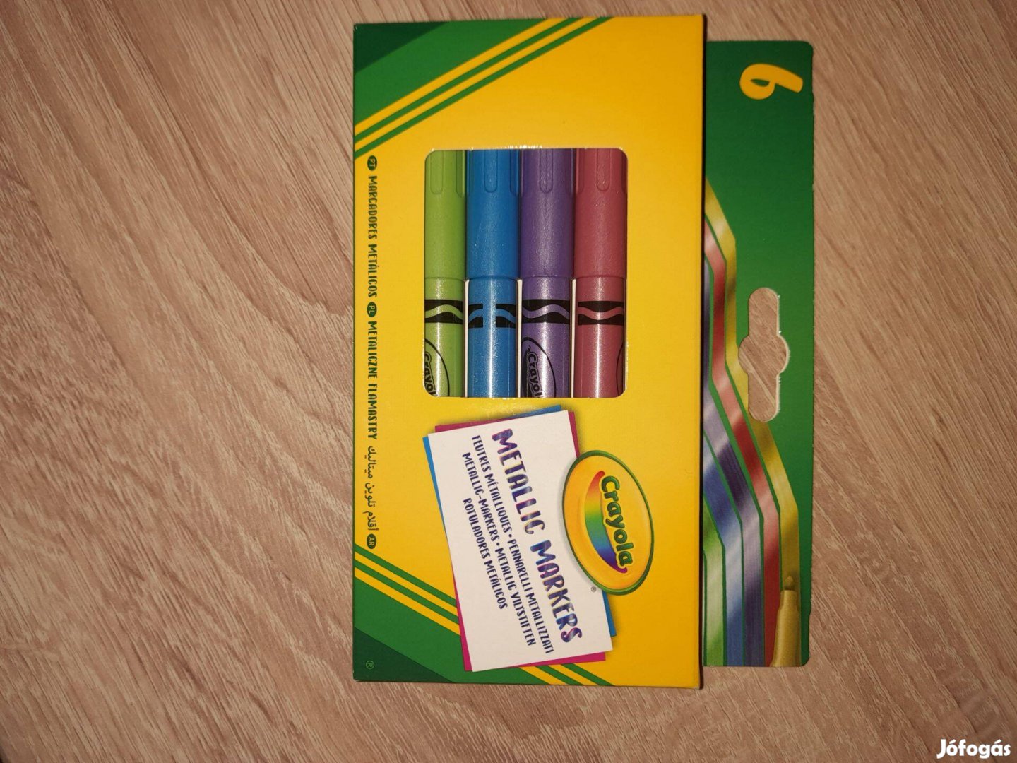 Crayola metálfényű filctoll készlet féláron