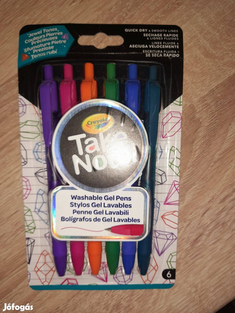 Crayola mosható zselés toll csomag féláron