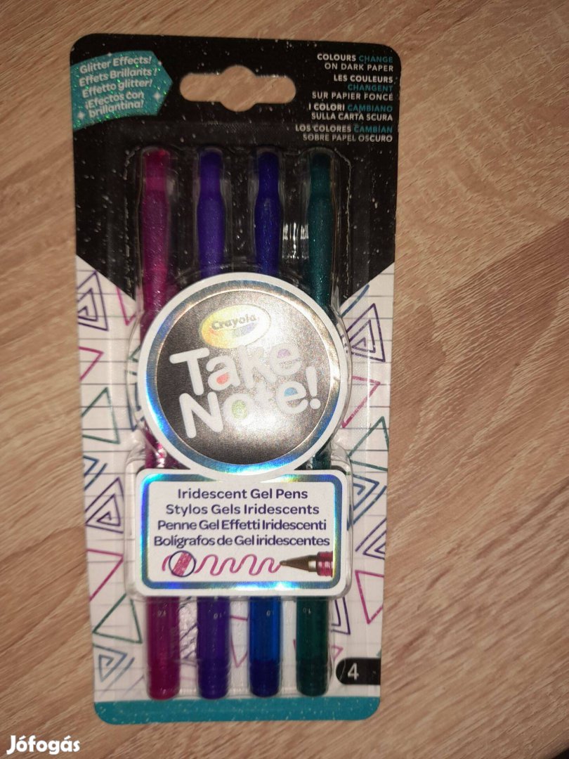 Crayola zselés toll készlet, színjátszó, féláron