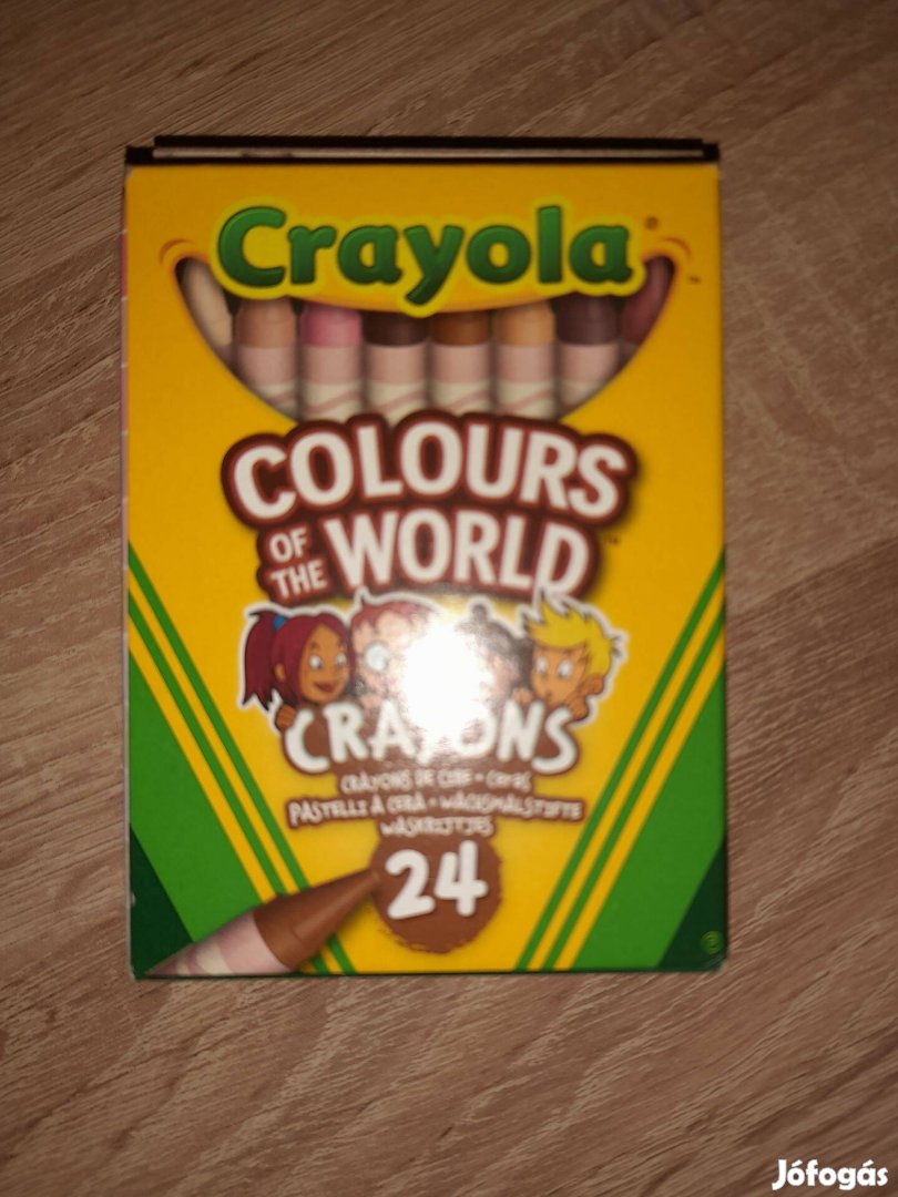 Crayola zsírkréta készlet - 24 db-os , bőrszínek, féláron