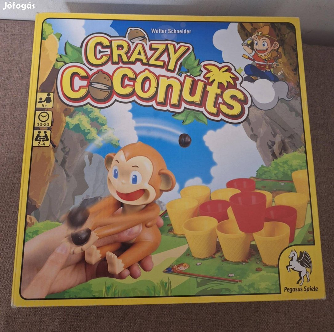 Crazy Coconuts-Crazy Monkey társasjáték