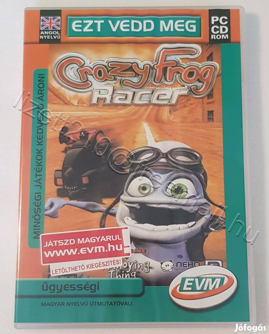 Crazy Frog Racer PC játék vadonatúj