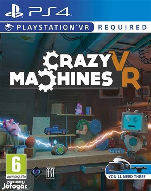 Crazy Machines VR (Psvr) PS4 játék