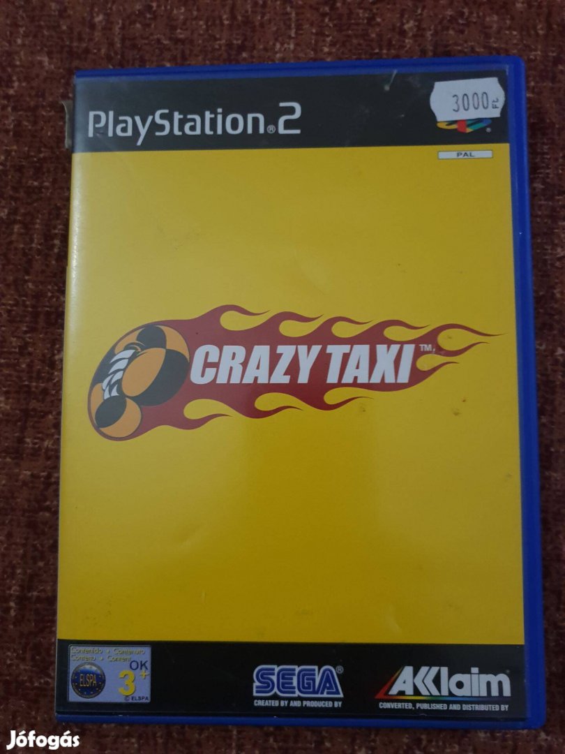 Crazy Taxi Playstation 2 eredeti lemez ( 3000 Ft )