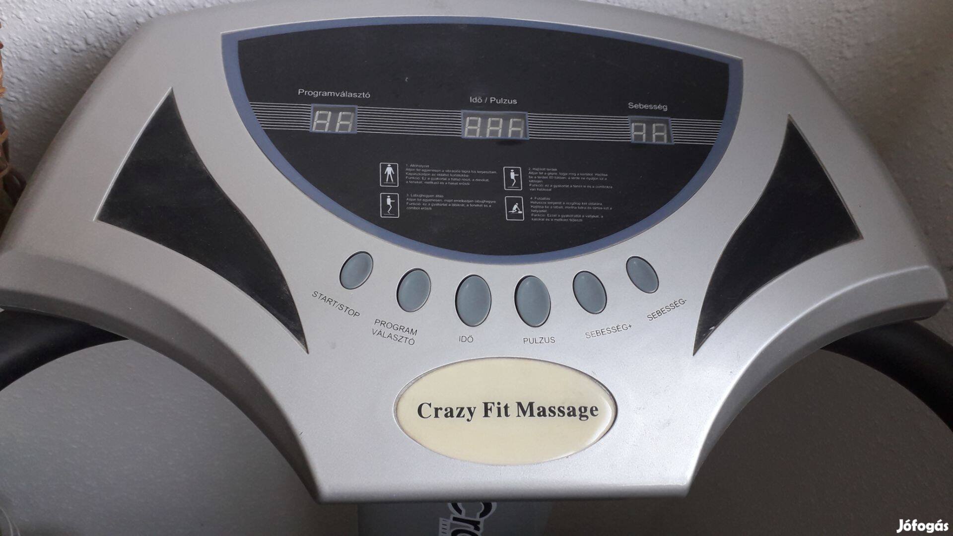 Crazyfit Massage gép eladó