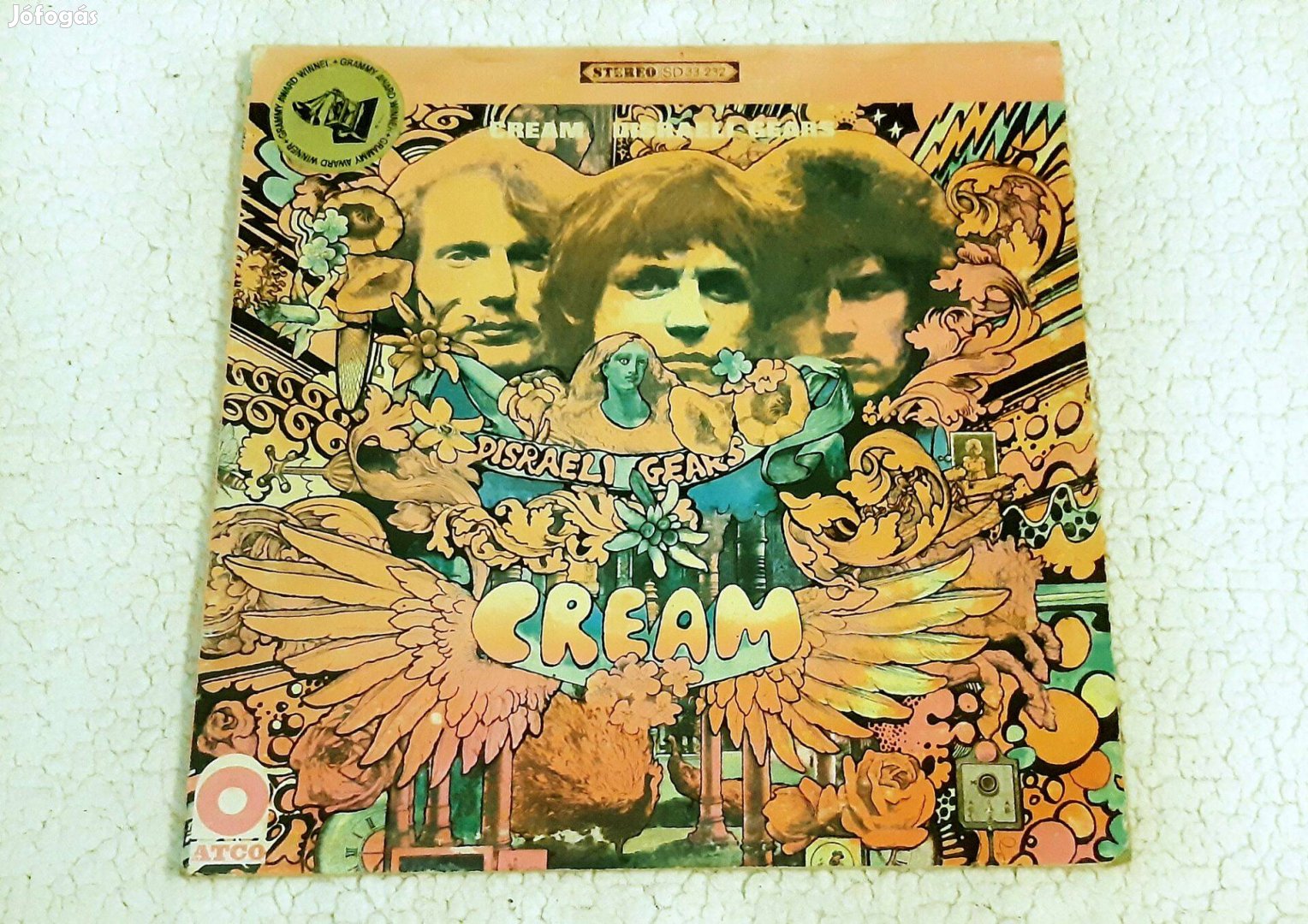 Cream, "Disraeli Gears", Lp, bakelit lemezek (Amerikai)