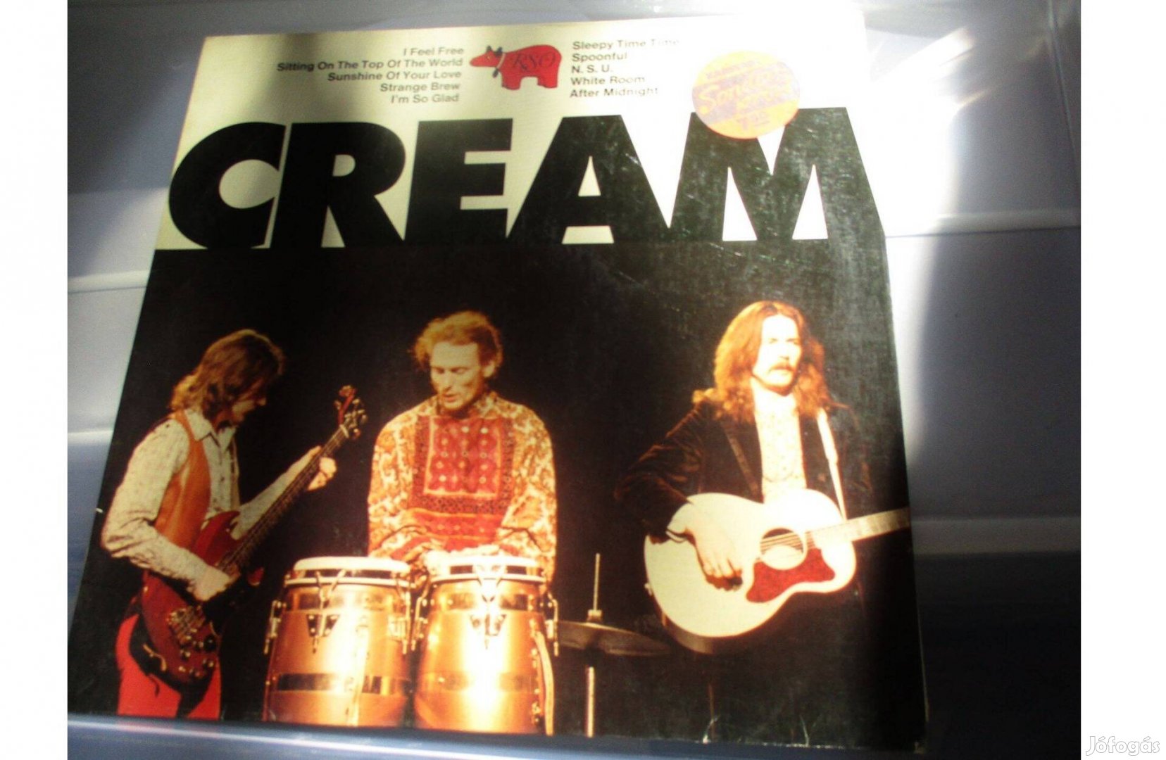 Cream bakelit hanglemez eladó