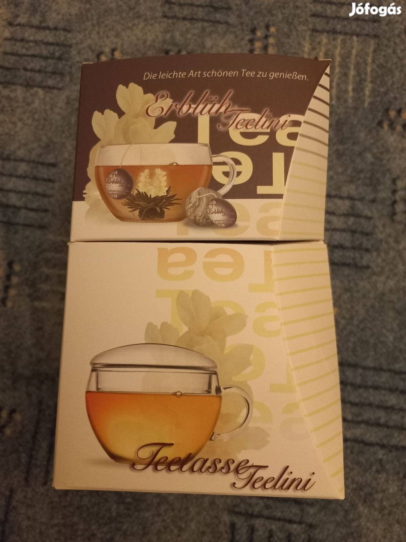 Creano virágzó tea szett csészével és 8 db virágzó teával (bontatlan)