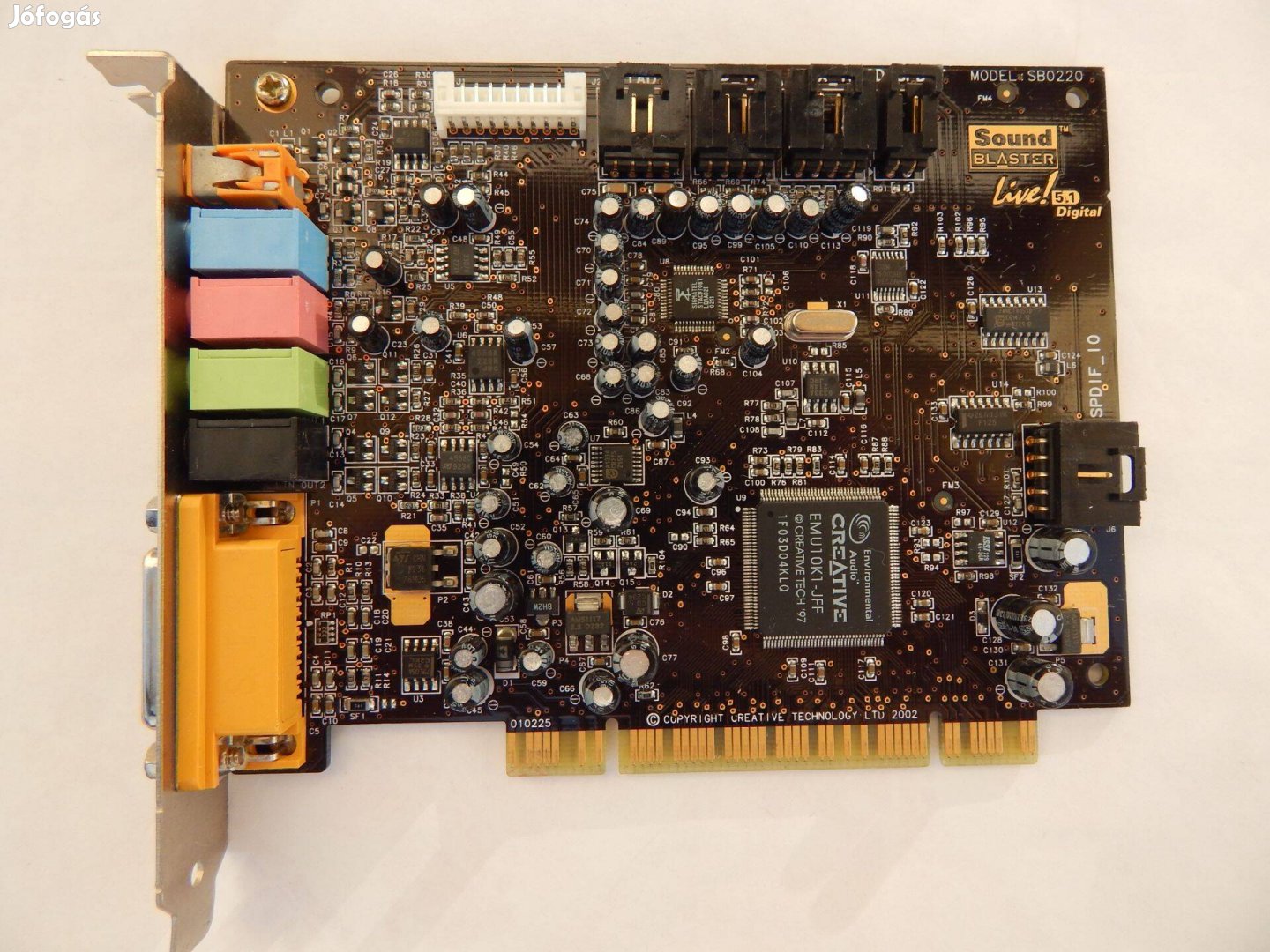 Creative Sound Blaster Live!5.1 Digital SB0220 PCI Hangkártya