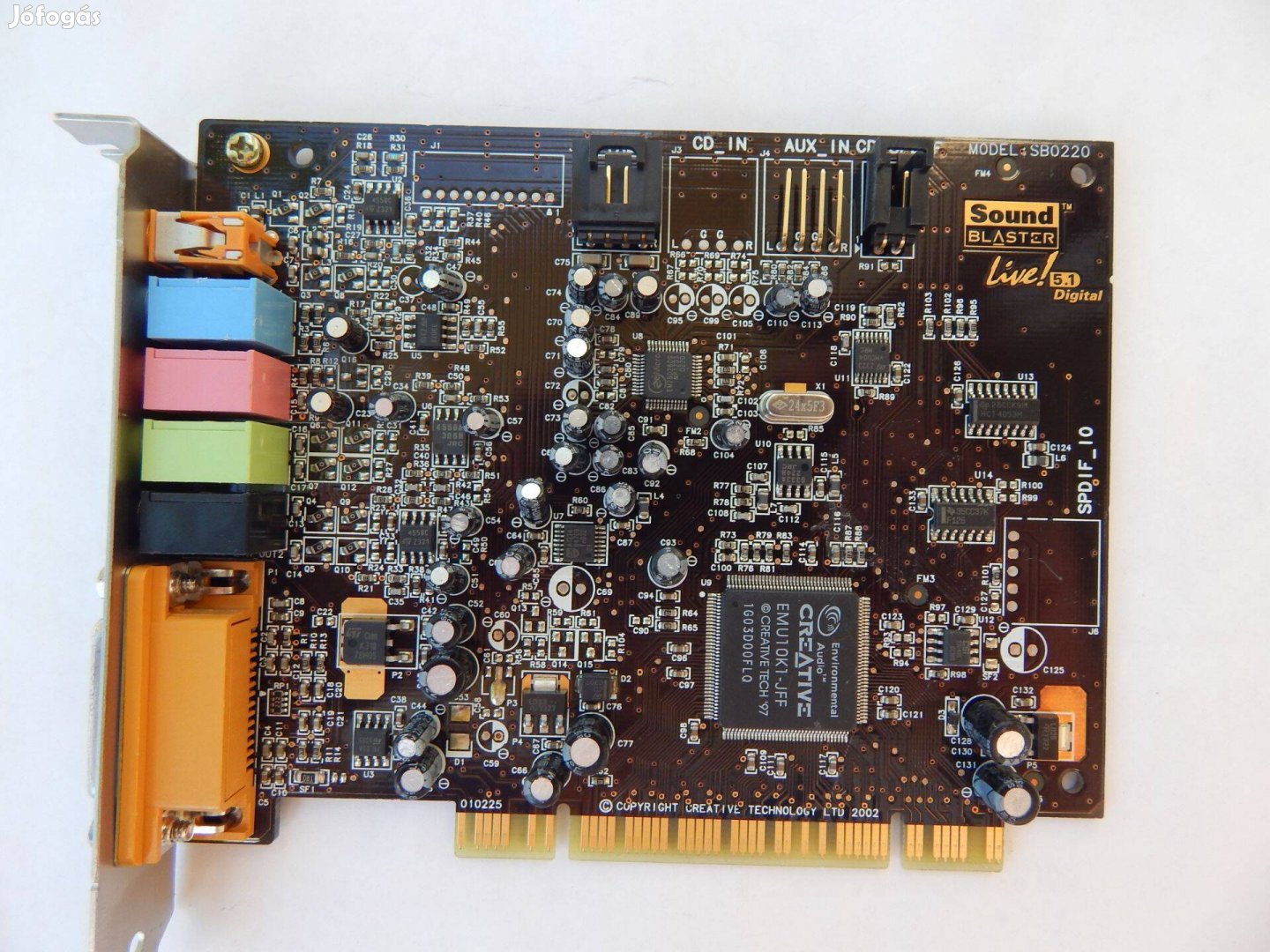 Creative Sound Blaster Live!5.1 Digital SB0220 PCI Hangkártya