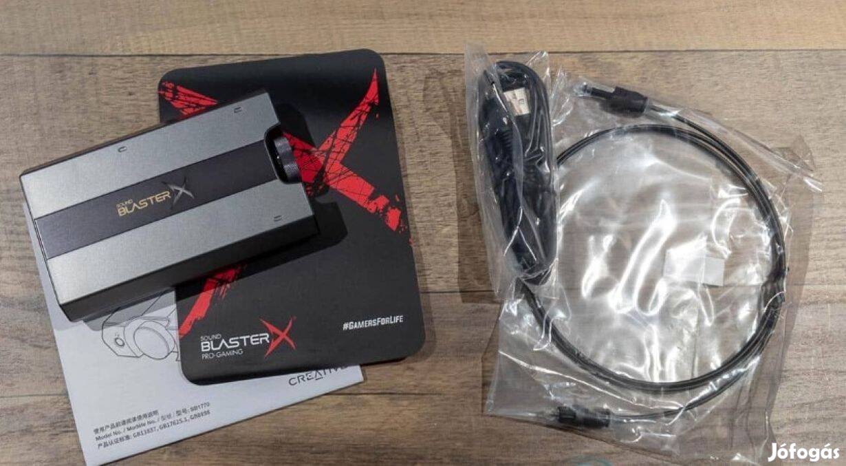 Creative Sound Blasterx G6 külsö hangkártya usb optikai