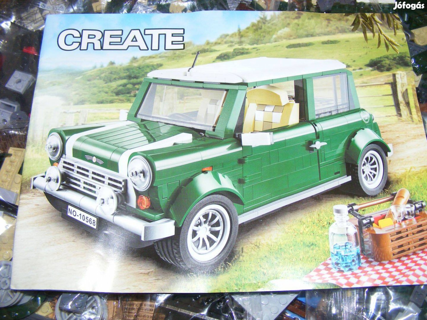 Creator 10242 Mini Cooper autó szett 1077db lego Új