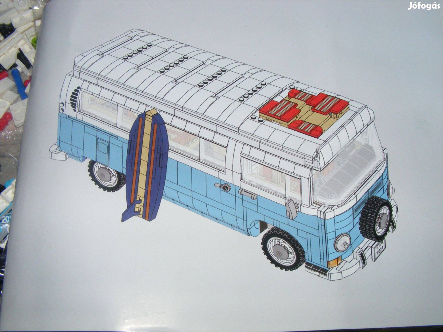 Creator Icons 10279 Volkswagen T2 Camper 2207db lego Új