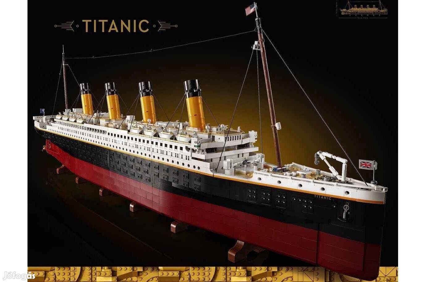 Creator Icons 10294 Titanic lego hajó 9090db Lepin Új