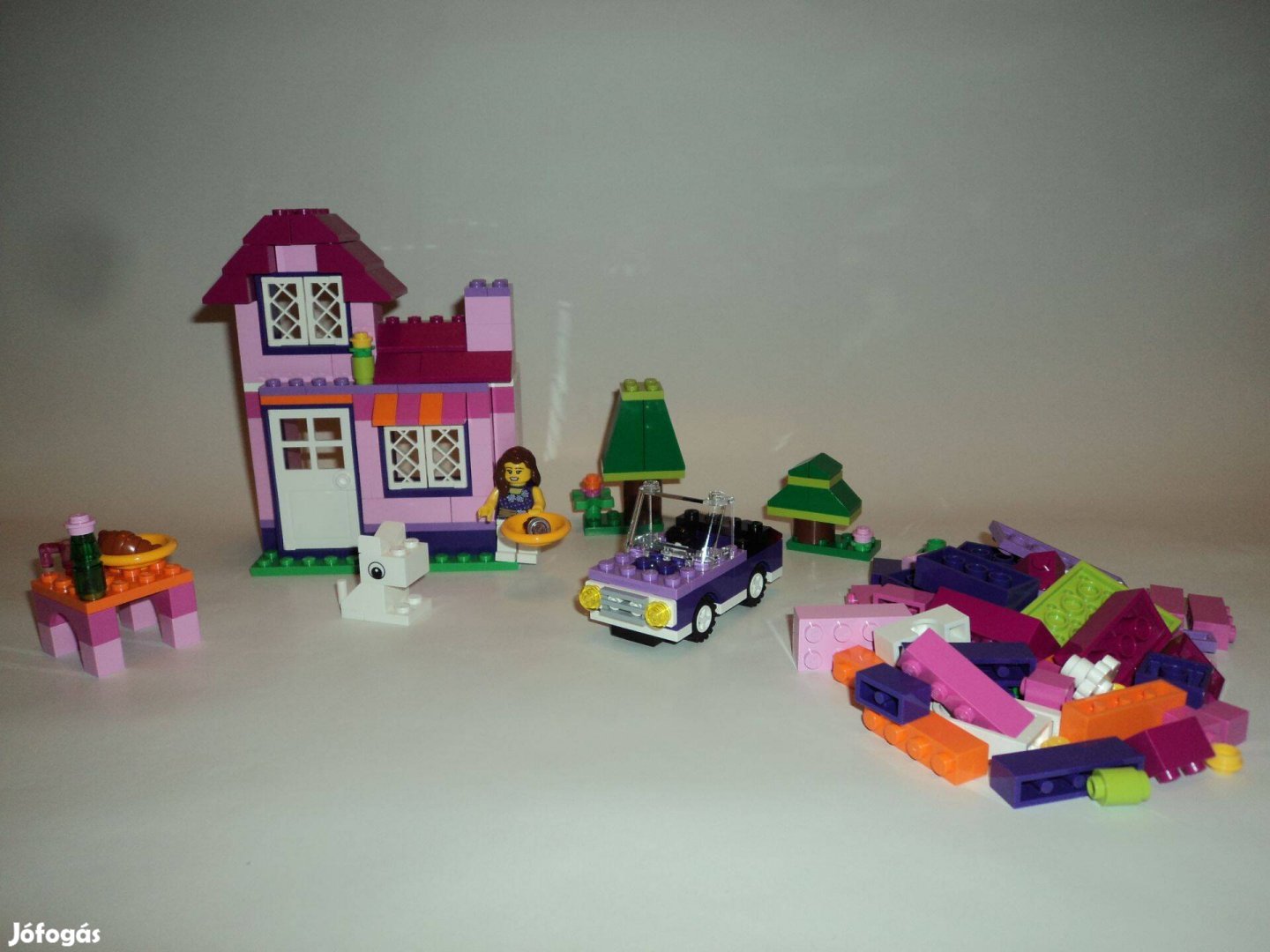 Creator LEGO 4625 Rózsaszín elemtartó doboz