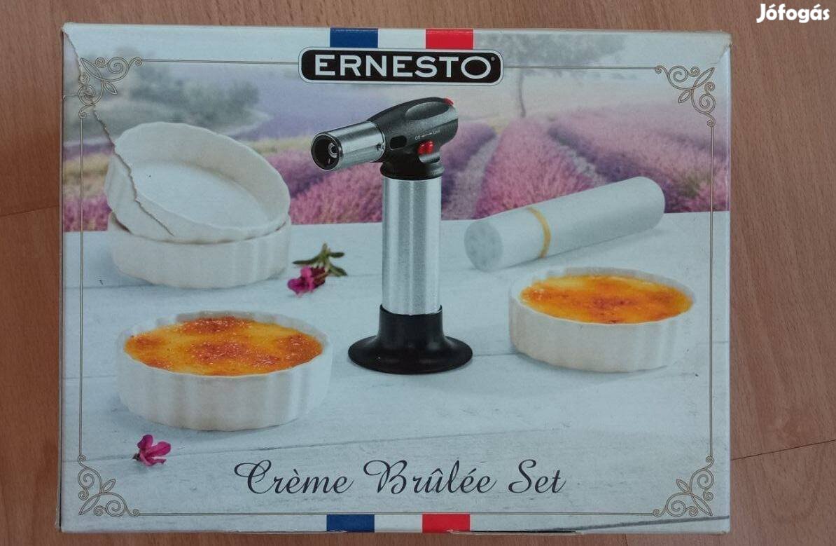 Creme Brulee szett egyszer használt!