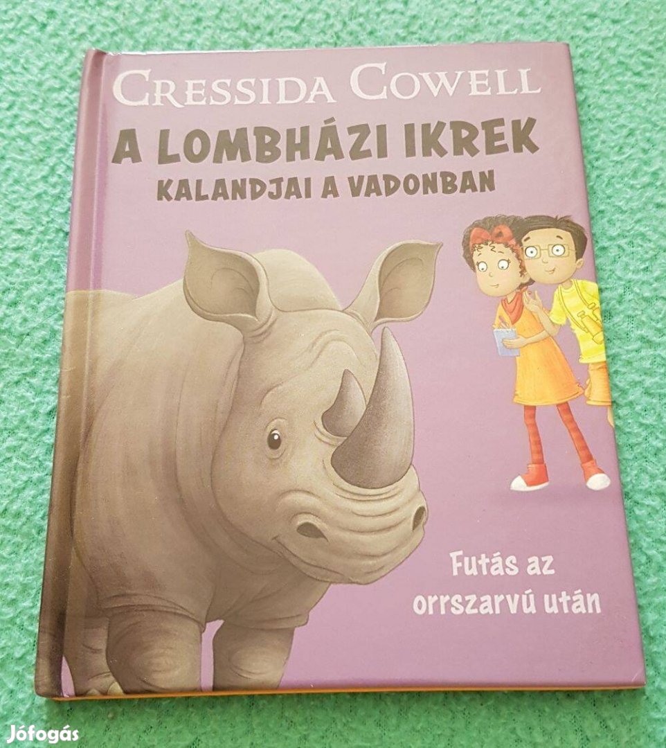 Cressida Cowell - Futás az orrszarvú után könyv (Mcdonalds széria)