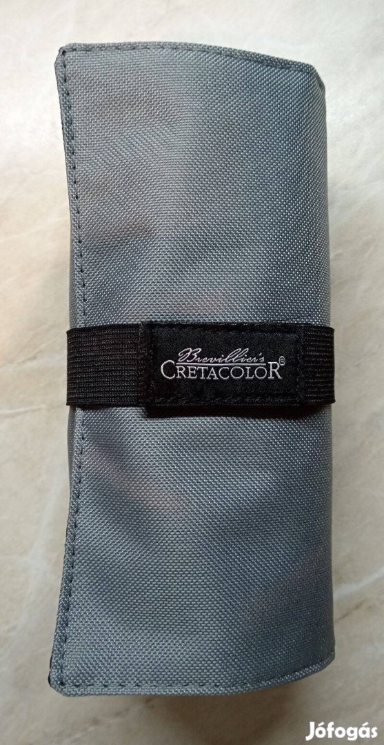 Cretacolor feltekerhető vászon tolltartó, új