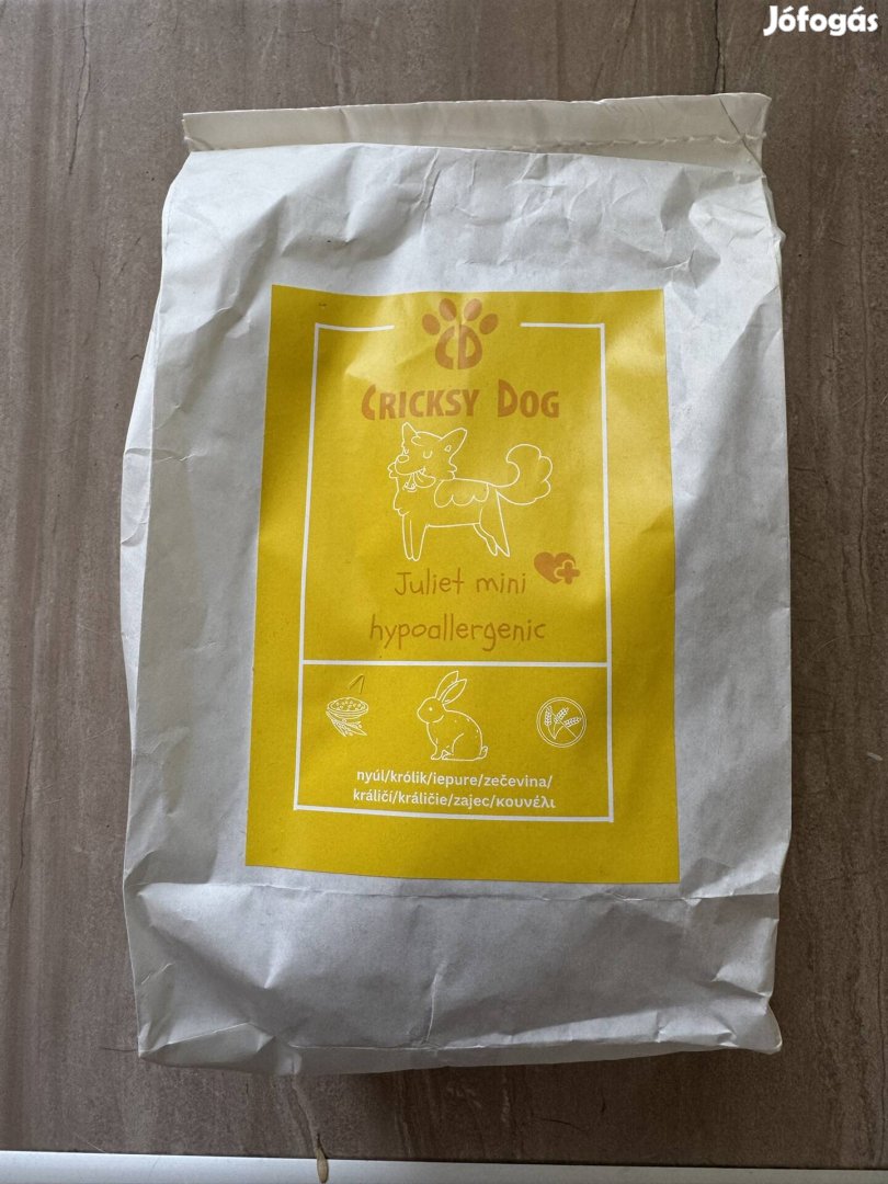 Cricksy dog Juliet nyulas táp