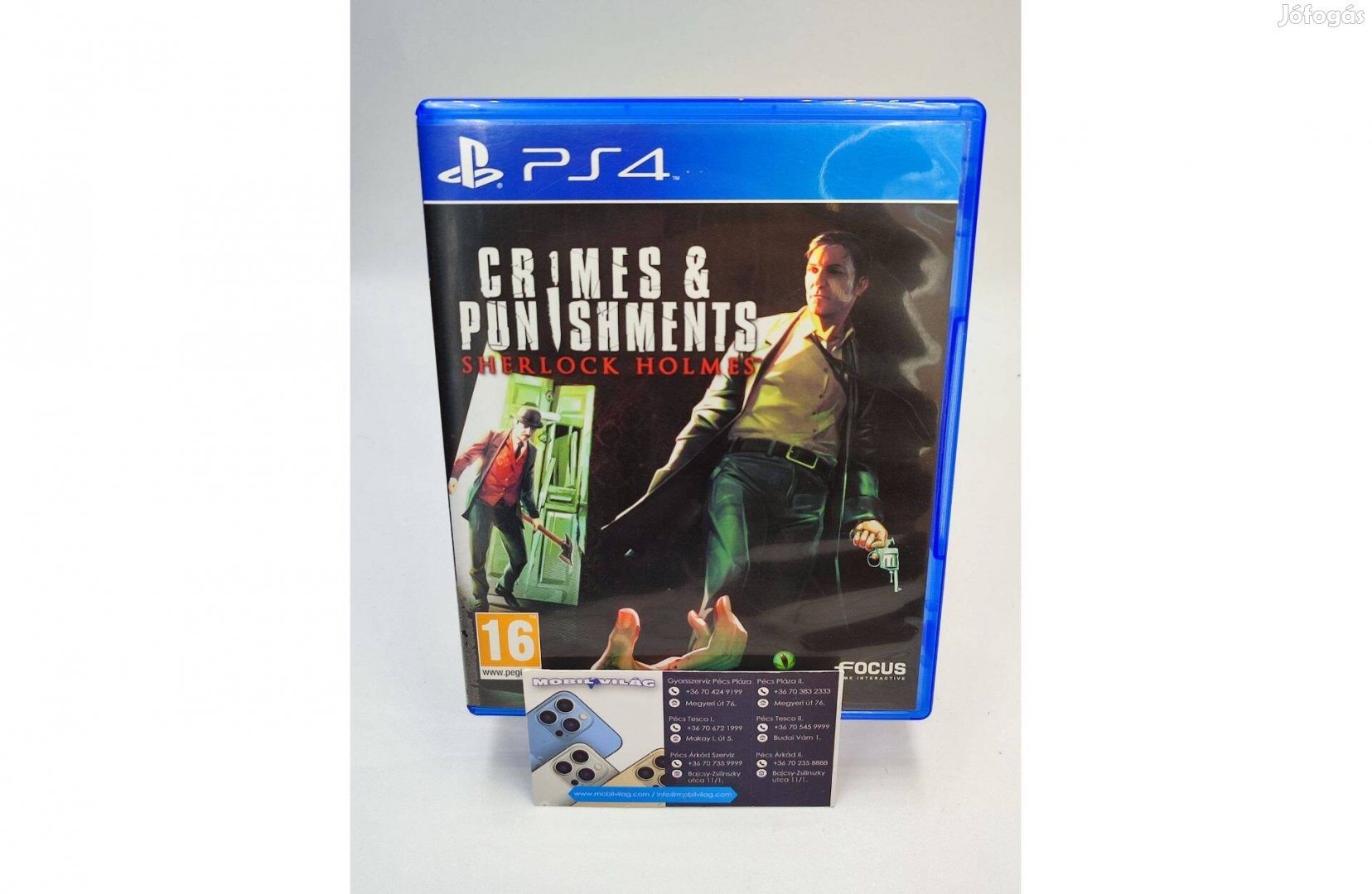 Crimes and Punishments Sherlock Holmes PS4 Garanciával #konzl1877