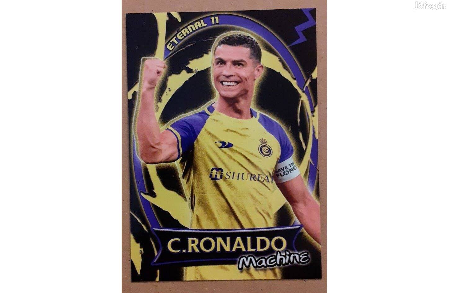 Cristiano Ronaldo Al-Nassr Machine focis kártya Fantop Eternal 11