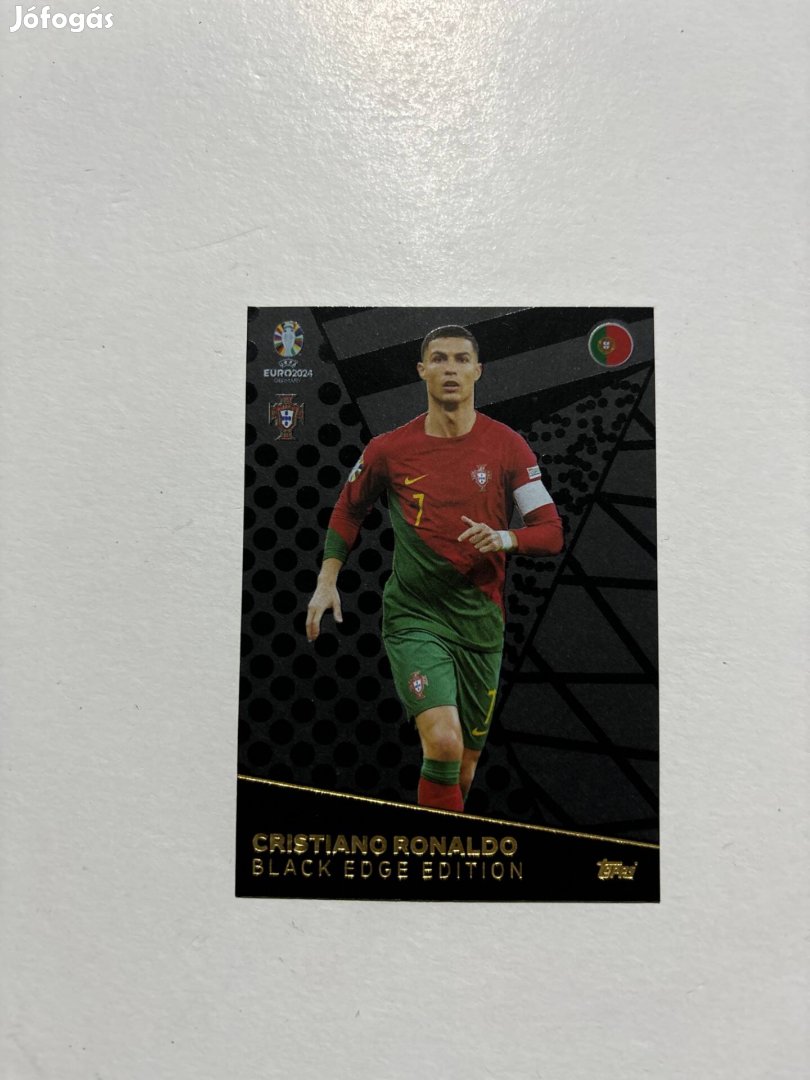 Cristiano Ronaldo Black focis kártya