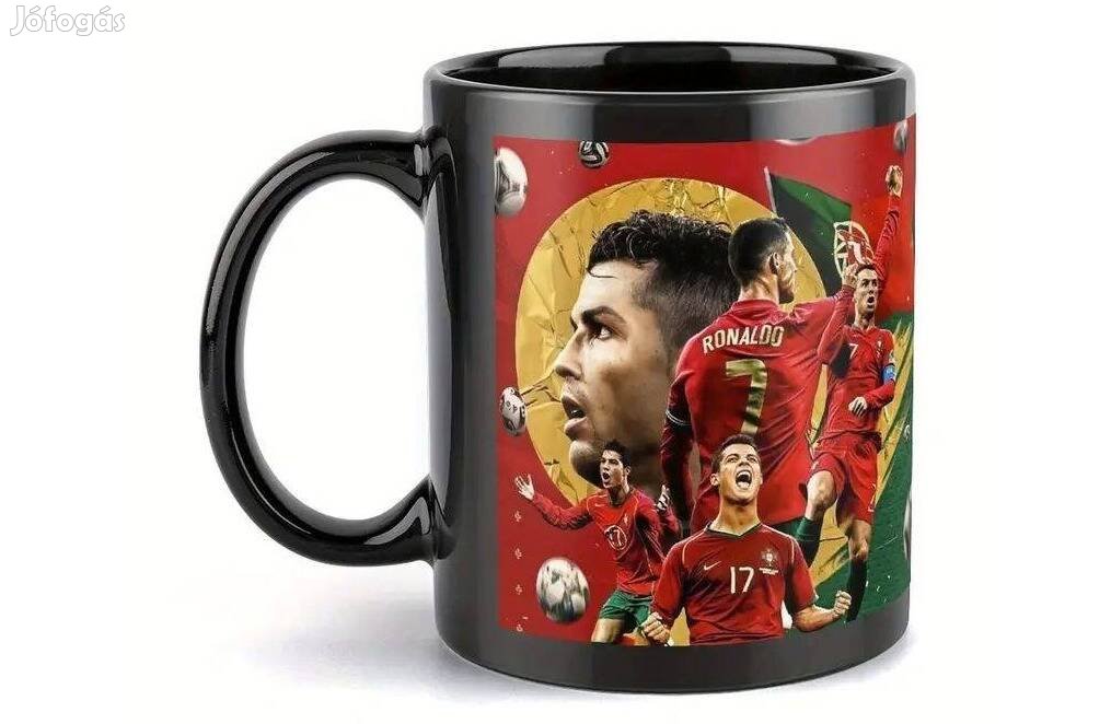 Cristiano Ronaldo Bögre Pohár Kerámia Két Változatban Új!
